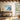 Whirling Azure Blossoms in Motion Framed Canvas (Walnut) / 40 x 30