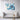 Whirling Azure Blossoms in Motion Canvas Wrap / 48 x 32