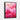 Crimson Waves Abstract Digital Symphony Framed Canvas (Black) / 30 x 40