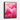 Crimson Waves Abstract Digital Symphony Framed Canvas (Black) / 11 x 14