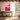 Crimson Waves Abstract Digital Symphony Framed Canvas (Walnut) / 32 x 48