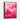 Crimson Waves Abstract Digital Symphony Framed Canvas (Walnut) / 16 x 20