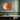 Autumn Blaze in Impressionist Strokes Framed Canvas (Black) / 20 x 16