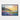Sunset Blooms by the Seaside Cottage Framed Canvas (Black) / 48 x 32