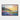 Sunset Blooms by the Seaside Cottage Framed Canvas (Walnut) / 48 x 32