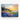 Sunset Blooms by the Seaside Cottage Canvas Wrap / 24 x 18