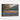 Sunset Glow Over Floral Meadow Framed Canvas (Black) / 30 x 20