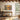 Autumn Reflections in Golden Hues Framed Canvas (Black) / 48 x 32