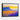 Sunset Mirage Over Vibrant Mesas Framed Canvas (Black) / 32 x 24