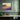 Sunset Mirage Over Vibrant Mesas Framed Canvas (Black) / 10 x 8