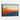 Sunset Hues Abstract Landscape Art Framed Canvas (Black) / 48 x 32