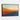 Sunset Hues Abstract Landscape Art Framed Canvas (Walnut) / 30 x 20