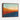 Sunset Hues Abstract Landscape Art Framed Canvas (Walnut) / 14 x 11