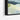 Misty Mountain Hues Abstract Landscape Framed Canvas (Black) / 20 x 16