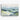 Misty Mountain Hues Abstract Landscape Canvas Wrap / 48 x 32