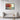 Autumn Spectrum: Impressionist Lakeside Scene Framed Canvas (Black) / 48 x 32