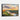 Serene Sunset River Panorama Framed Canvas (Black) / 48 x 32