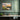 Serene Sunset River Panorama Framed Canvas (Walnut) / 14 x 11