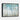 Serene Aqua Woodland Mosaic Framed Canvas (Black) / 24 x 18