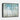 Serene Aqua Woodland Mosaic Framed Canvas (Black) / 14 x 11