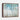 Serene Aqua Woodland Mosaic Framed Canvas (Walnut) / 10 x 8