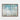 Serene Aqua Woodland Mosaic Framed Canvas (Walnut) / 20 x 16
