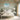 Serene Aqua Woodland Mosaic Canvas Wrap / 20 x 16