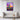 Sunset Blaze Amongst Cacti Framed Canvas (Black) / 24 x 32