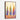 Rainbow Italian Cypresses Framed Canvas (Walnut) / 32 x 48