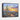 Sunset Serenity Over Desert Cacti Framed Canvas (Black) / 14 x 11