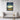 Serene Dusk in Golden Monochrome Framed Canvas (Black) / 24 x 32