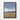 Serene Blue Skies Over Golden Fields Framed Canvas (Black) / 24 x 32