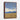Serene Blue Skies Over Golden Fields Framed Canvas (Walnut) / 16 x 20