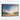 Twilight Hues over Enigmatic Mountains Framed Canvas (Black) / 48 x 32