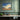 Twilight Hues over Enigmatic Mountains Framed Canvas (Black) / 20 x 16