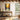 Golden Autumn Reflections at Dusk Framed Canvas (Black) / 32 x 48