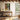 Majestic Redwoods with Strolling Figures Framed Canvas (Black) / 32 x 48