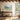 Serene Lakeside Reflections at Dawn Framed Canvas (Walnut) / 48 x 32