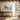 Sunlit Whispering Pines by the River Framed Canvas (Walnut) / 48 x 32