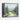 Tranquil River Through Misty Pines Framed Canvas (Black) / 20 x 16