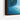 Serene Waterfall in Impressionistic Blues Framed Canvas (Black) / 16 x 20