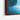 Serene Waterfall in Impressionistic Blues Framed Canvas (Walnut) / 20 x 30
