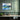 Abstract Lakeside Reflection at Dawn Framed Canvas (Black) / 20 x 16