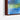 Abstract Lakeside Reflection at Dawn Framed Canvas (Walnut) / 48 x 32