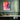 Urban Chaos in Pink and Magenta Tones Framed Canvas (Black) / 11 x 14