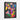 Labyrinth of Colorful Geometric Dreams Framed Canvas (Black) / 24 x 32