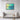 Vibrant Metropolis at Dawn’s Embrace Framed Canvas (Walnut) / 48 x 32