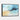 Azure Whispers in Abstract Depths Framed Canvas (Black) / 48 x 32
