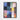 Mosaic of Modern Geometric Blocks Framed Canvas (Black) / 8 x 10