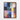 Mosaic of Modern Geometric Blocks Framed Canvas (Walnut) / 24 x 32